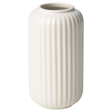 Vase White 12 Cm