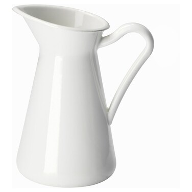 Vase/Jug White 16 Cm