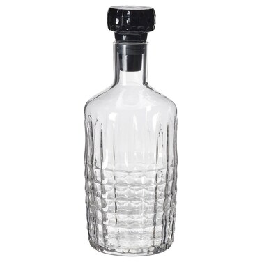 Carafe With Stopper Clear Glass 1.0 L