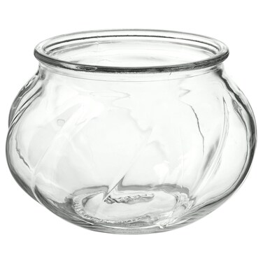 Vase Clear Glass 8 Cm