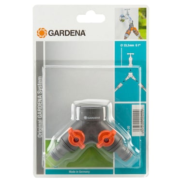 Gardena Twin-Tap Y-Connector (2.5 cm)