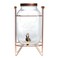 Homekraft Glass Dispenser W/ Rose Gold Stand (18.5 x 17.5 x 32 cm, 4 L)