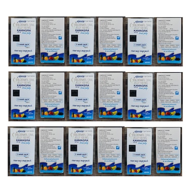 Pack Of 9 Kamagra Ajanta Oral Jelly Week Pack 100Mg