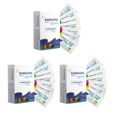 New Kamagra Kam Jelly Sachet Pack Of 3