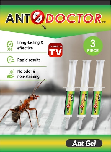 Ant Doctor 10g Gel - Powerful Injection Solution for Ant Control Pack Of 3