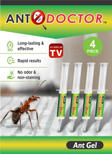 Injection Type Ant Control Gel - Ant Doctor&rsquo;s Effective Formula 10g Pack Of 4