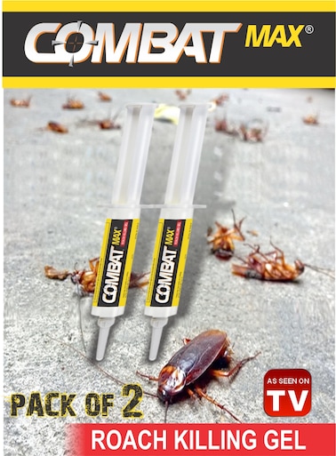 Combat Max Roach Gel - Effective Pest Control Solution 10g Pack Of 2