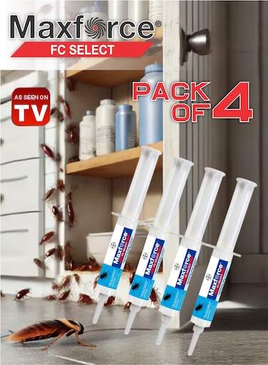 Professional Roach Control Solution - FC Select Injection Bait 10g Pack Of 4