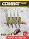 Combat Max Roach Killing Gel - Professional Strength Formula 10g Pack Of 4