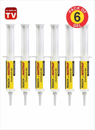Cockroach Killing Gel - Roach Maxtrap Fast Control 10g Pack Of 6