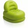 Intex Inflatable Armchair for Extended Seating Inflatable Sofa, Extra Comfort Shaped Seat, Size 84X99X76cm- Green