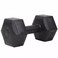 Head Plastic Dumbbell 3kg for Fitness, Strength Training Equipment- Black