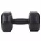 Head Plastic Dumbbell 3kg for Fitness, Strength Training Equipment- Black