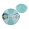 Salman Flower Petal Plastic Kitchen Drainer, Rice Colander, Pack Of 2, Strainer with Handle for Rice, Vegetable &amp; Fruits - Green