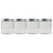 Plastic Storage Jar, Kitchen Food Storage Containers For Pantry Organization - 4X500ML