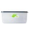 Freshlife Elegant Rectangular Storage Box and Container with Lid Gray-500ml