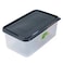Freshlife Elegant Rectangular Storage Box and Container with Lid Gray-500ml