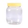 Kovar Plastic Pet Jars Unbreakable Odourless Leak Proof Jars with Yellow Lids- 8X750ml