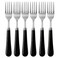 Kovar Stainless Steel Cake Fork With Marble Design Handle- 6Pcs