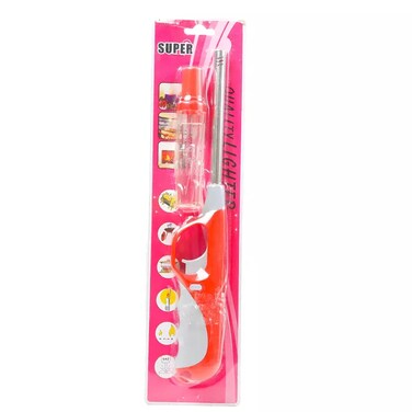 Multipurpose Long Neck Gas Lighter With Refill- Red