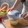 Eotia Hand Cutter Bowl Quick Chopper Sharp Inner Cutter Gray Color