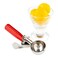 Stainless Steel Ice Cream Scooper With Plastic Handle- Red