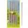 Stainless Steel Reusable And Non Slip Chopstick Plain And Round Shaped- 10Pcs