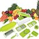 Stainless Steel One Step Precision Cutting Fruits And Vegetable Cutter- Green