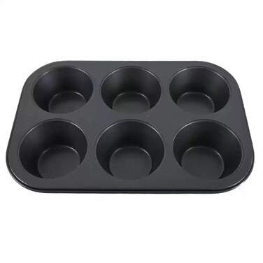 Home Maker Avci Non-Stick Easy To Clean- 6 Large Cups Muffin Pan
