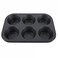 Home Maker Avci Non-Stick Easy To Clean- 6 Large Cups Muffin Pan