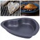 Home Maker Heart Shaped Baking Tray- Black