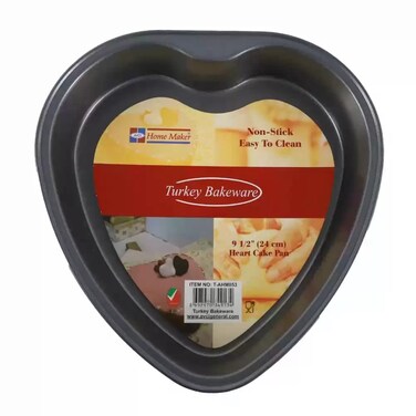Home Maker Avci Non-Stick Easy To Clean-Heart Shape Cake Pan-24Cm