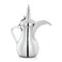Classic Arabic Dallah Stainless Steel Coffee Flask Gahwa Maker 400ml- Silver