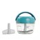 Manual Plastic Food Chopper- Blue and Green