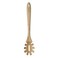 Natural Bamboo Wood Spaghetti Pasta Server Spoon- Brown
