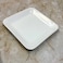 Dynasty Melamine Italy Designed 9 Inch Square Plate- White