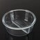 Round Glass Food Container Heat Resistant High Borosilicate Glass with Lid-880ml