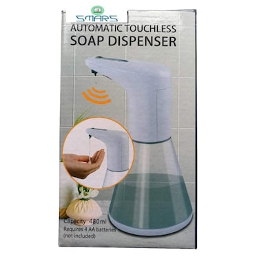 Automatic Touchless Soap and Sanitizer Dispenser Infrared Motion Sensor, 480ML Touch Free, Suitable for Bathroom, Kitchen