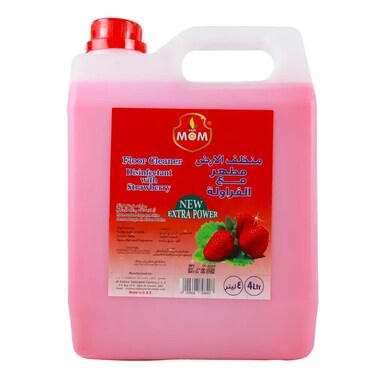 Our Mom Floor Cleaner Disinfectant with Strawberry-4Ltr