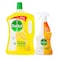 Antibacterial Power Floor Cleaner Lemon Saint 3L+500Ml Lemon Squeeze Cleaner