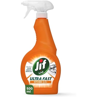 Ultra Fast Kitchen and Bathroom Cleaner, Multi-Purpose Spray 500ml