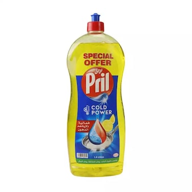 Cold Power Dishwash Liquid, Lemon Dishwash Liquid- 1.5Ltr