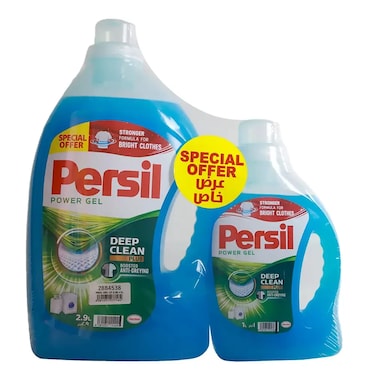 Power Gel Liquid Laundry Detergent, Power Gel Liquid Laundry Detergent - 2.9 Litres + 1 Litre