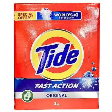 Fast Action Laundry Detergent Powder Original Scented- 3kg