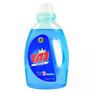 Taj Powered Gel Automatic Laundry Detergent Liquid- 1Ltr