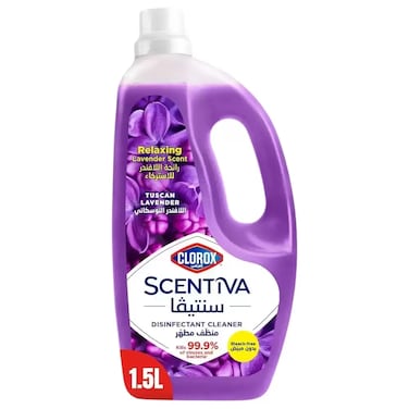 Scentiva Bleach Free Disinfectant Cleaner With Relaxing Lavender Scent Kills Bacteria- 1.5Ltr
