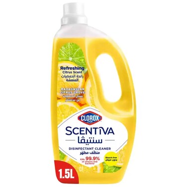 Scentiva Bleach Free Disinfectant Cleaner With Madagascar Citrus Grove Scented- 1.5Ltr