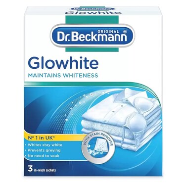 Glowhite Super Whitener, Provides Maximum Whitening With Stain Remover- 4 sachets