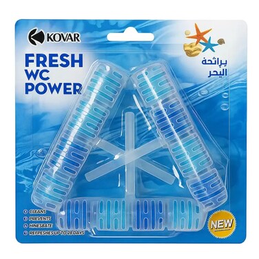 Kovar Toilet Rim Block Cleaner In Round Shape With Refreshing Scent Of Sea