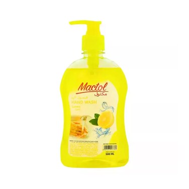 Mactol Lemon Fragranced Moisturizing Liquid Hand Wash- 500ml
